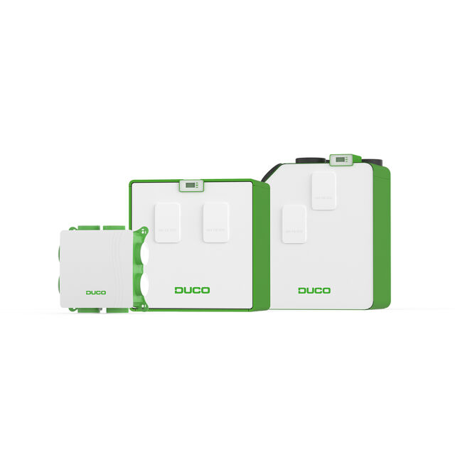 Collectie van DUCO ventilatieboxen