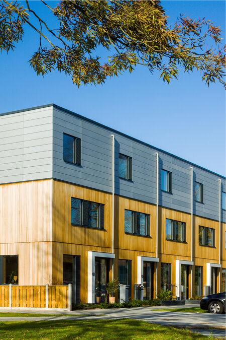 Rijwoningen met ventilatieve koeling in Nijverdal